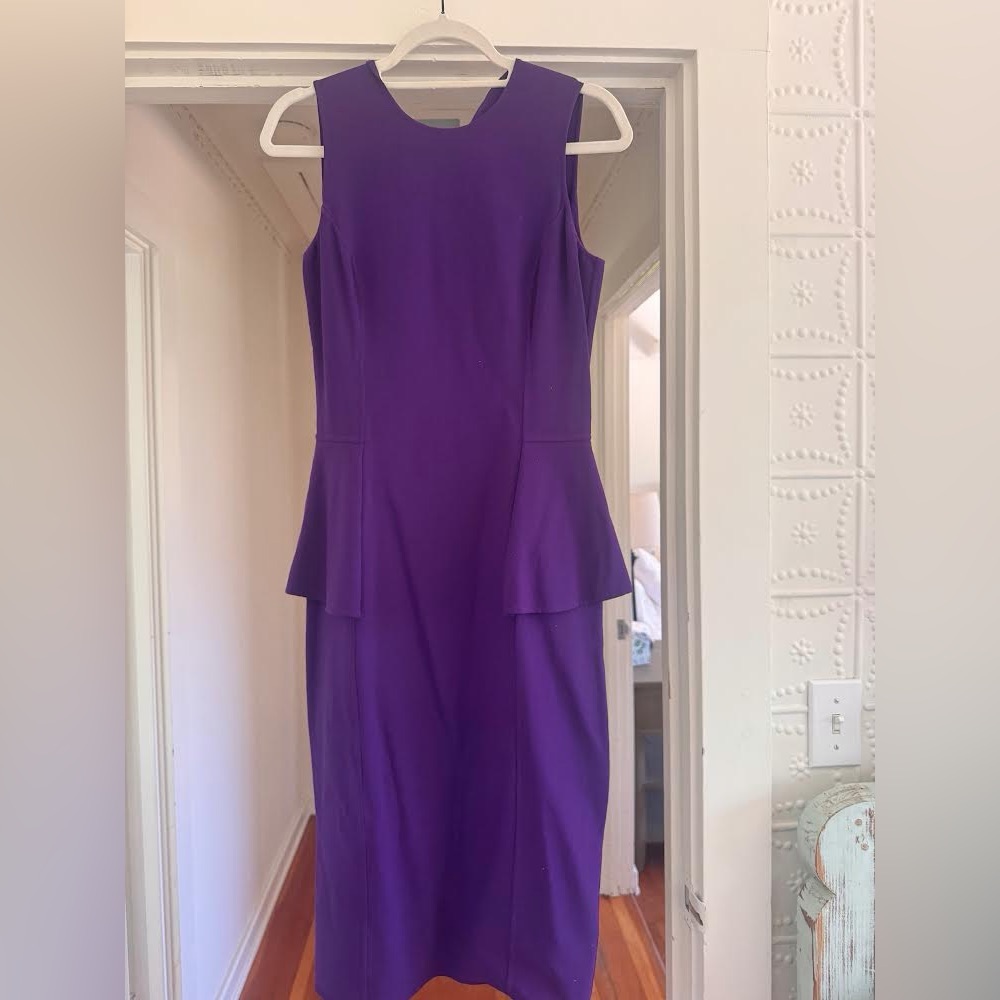 Michael Kors Collection Italian-Made Peplum Sheath Dress